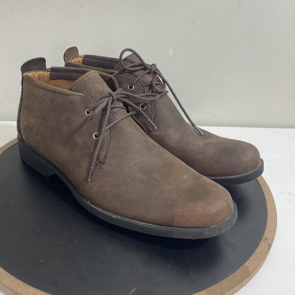 Timberland Earthkeepers Shoes Mens Size 11.5 Brown Chukka Leather Boots 5923R - Picture 2 of 12